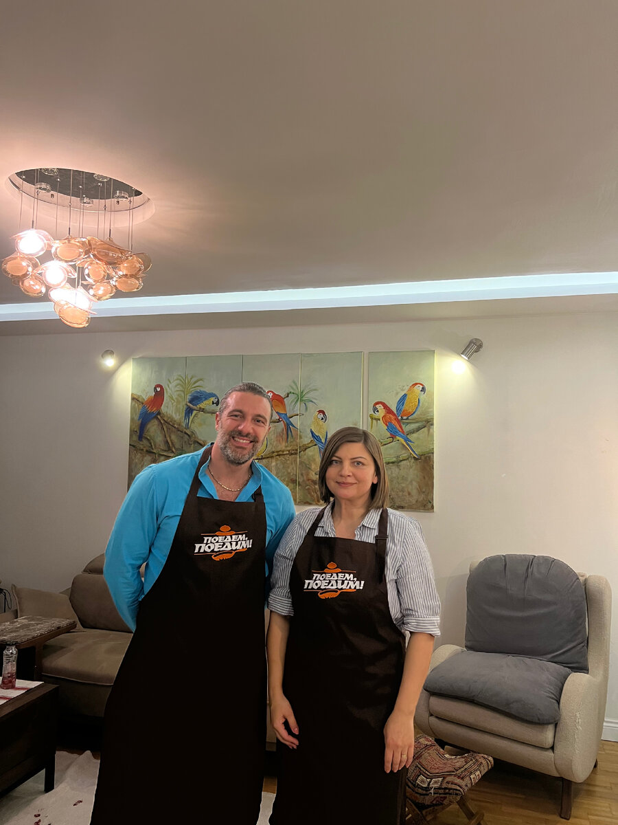 Съемки передачи «Поедем поедим» у меня дома в Стамбуле