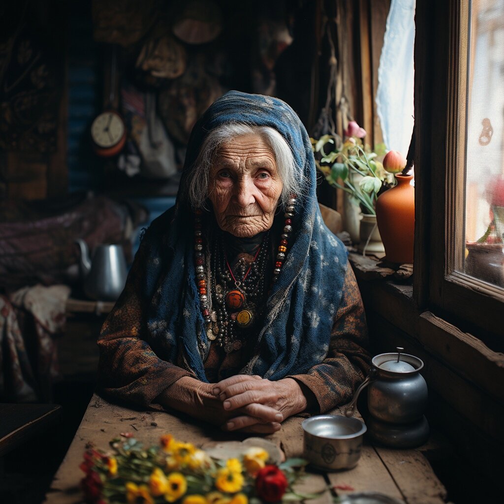 Женщина, оставшаяся без мужа в патриархальном обществе была обречена на нищенское существование. На помощь вдовам и сиротам приходила община. Люди сообща выполняли тяжелую работу, с которой не могла справиться сама вдова