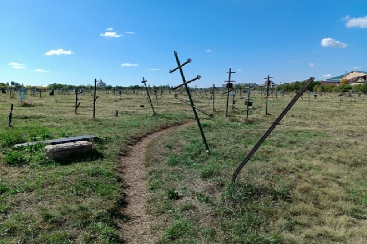    Так сейчас выглядит кладбище со стороны ул.Самолётной.