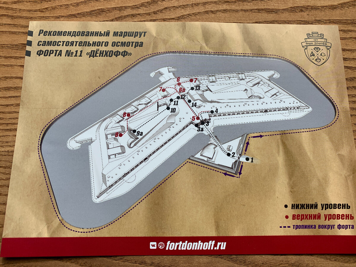 План\схема форта