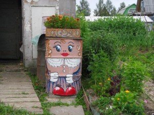 Декорирование бочки под воду