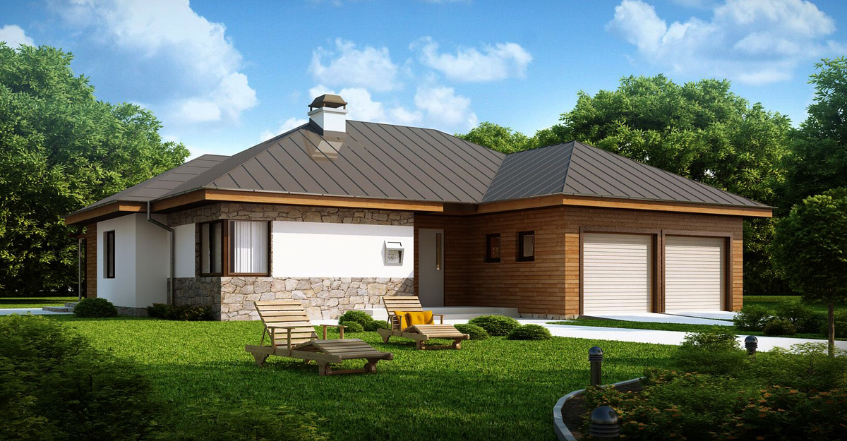 Одноэтажный дом