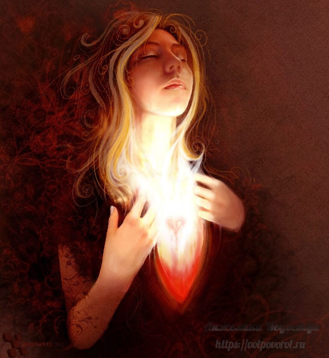 Что значит свет души. Девушка - свет в сердце. Огонь внутри. Сердце души. Свет внутри женщины.