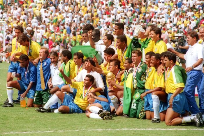 Сколько раз становилась чемпионом сборная бразилии. Бразилия 1994 команда. ЧМ по футболу сборная Бразилия 1994 год.