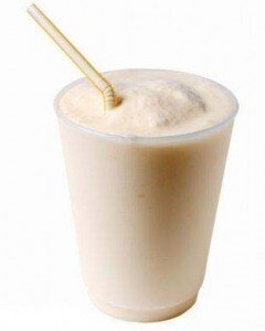2. Протеиновый ванильный коктейль в домашних условиях, который принимается после тренировки: