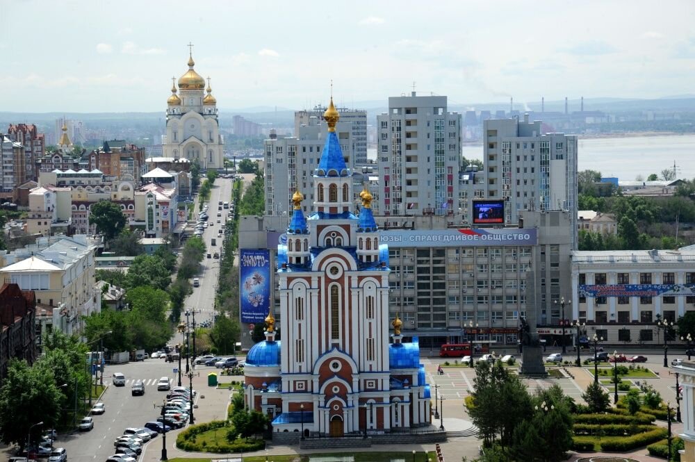 Ммс хабаровск. Хабаровский край город Хабаровск. Соборная площадь Хабаровск. Дальний Восток город Хабаровск. Хабаровск центр города.