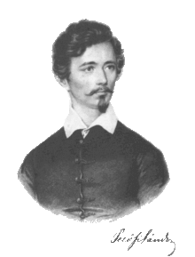 Шандор Петёфи - национальный поэт Венгрии (С сайта en.wikipedia.org)