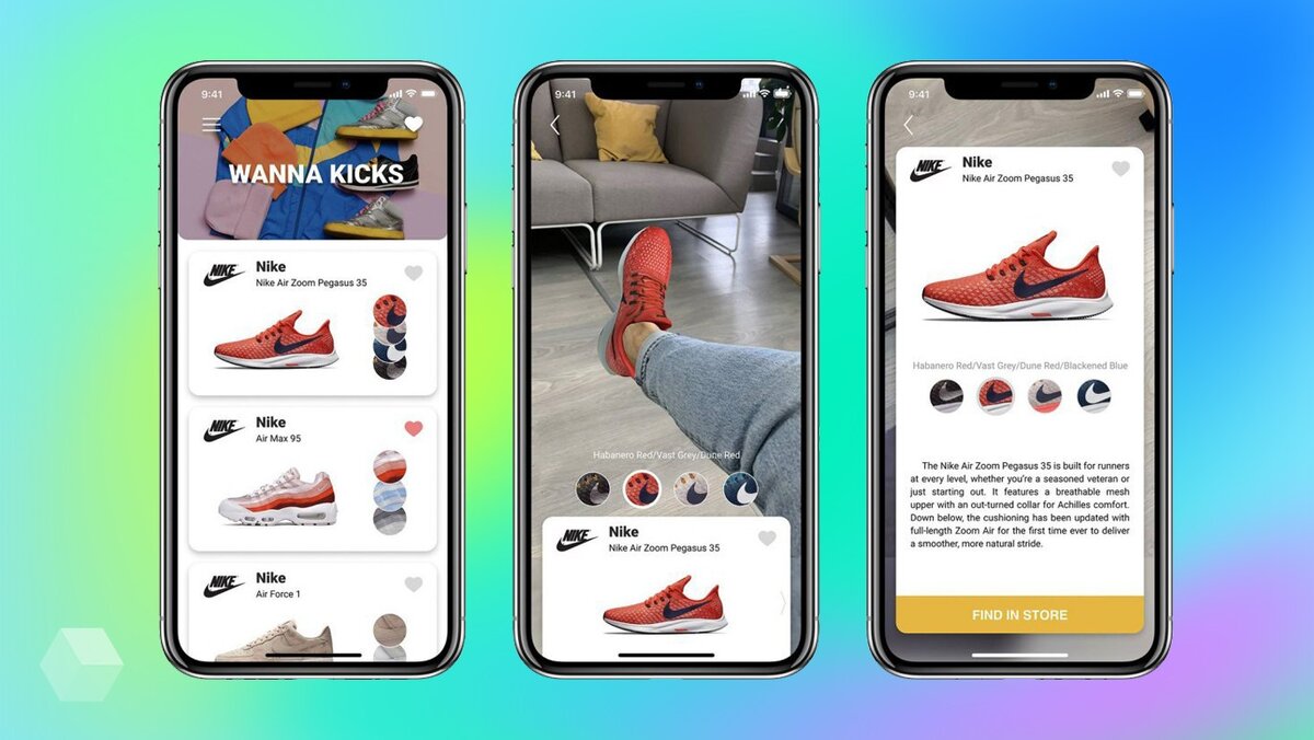 Wanna Kicks использует камеру смартфона для примерки кроссовок |  Performance360 | Дзен