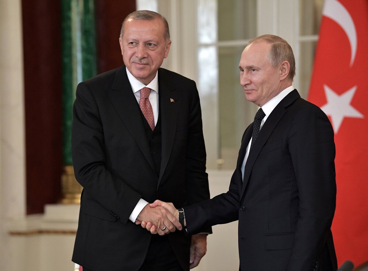 Реджеп Тайип Эрдоган и Владимир Путин / Reuters