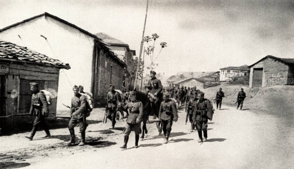 Болгары в Греции, 1941 год.