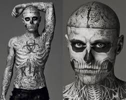 Полностью покрывший тело тату модель Zombie Boy покончил с собой