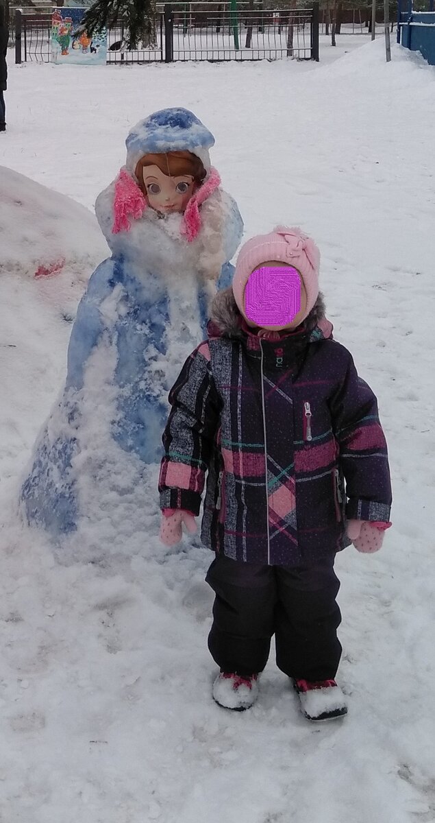 Фото автора. Зима 2018/2019, ребенку 2,5 года