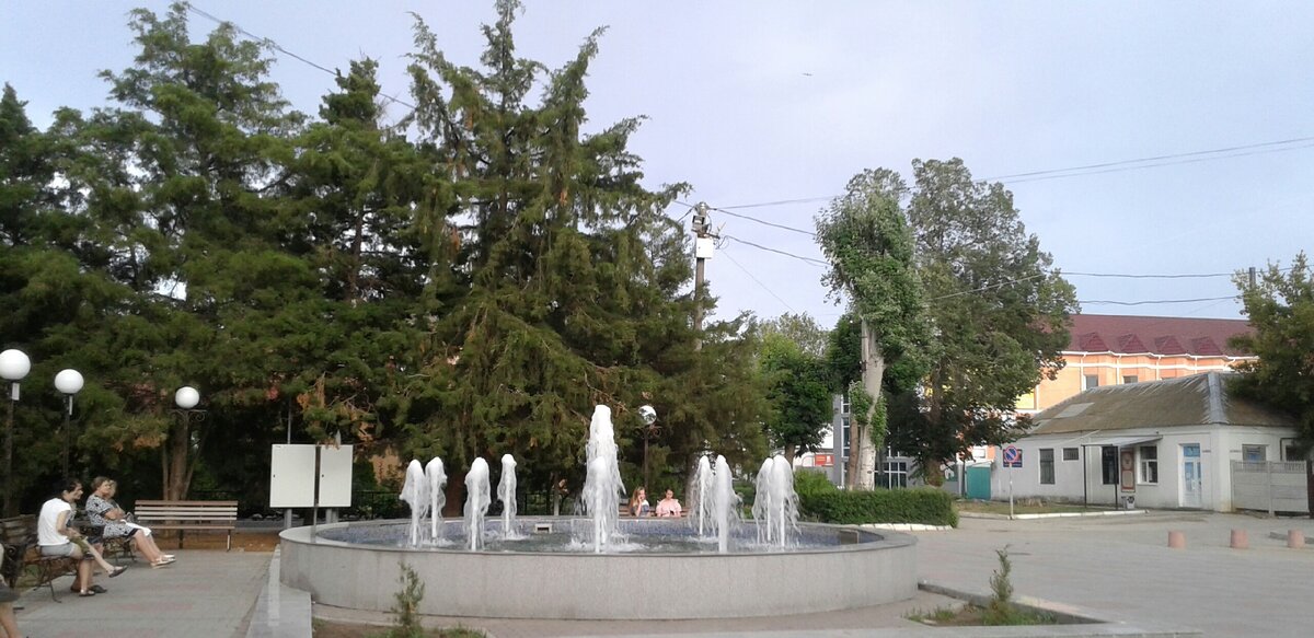 Джанкой, фонтан в центре города