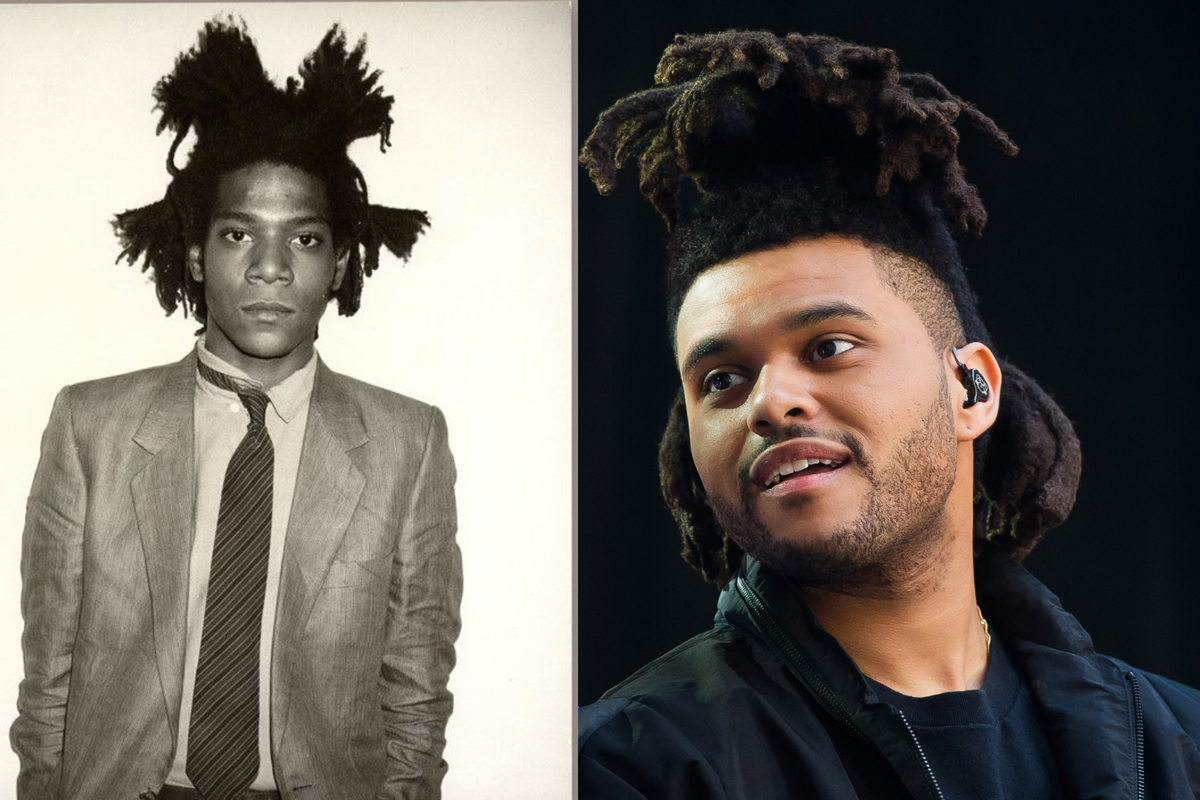 Жан-Мишель Баския (слева) и Абель Тесфайе (справа)