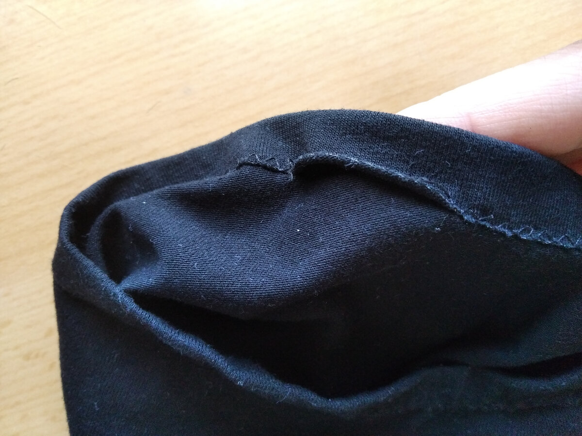 Шов зиг-заг разошелся