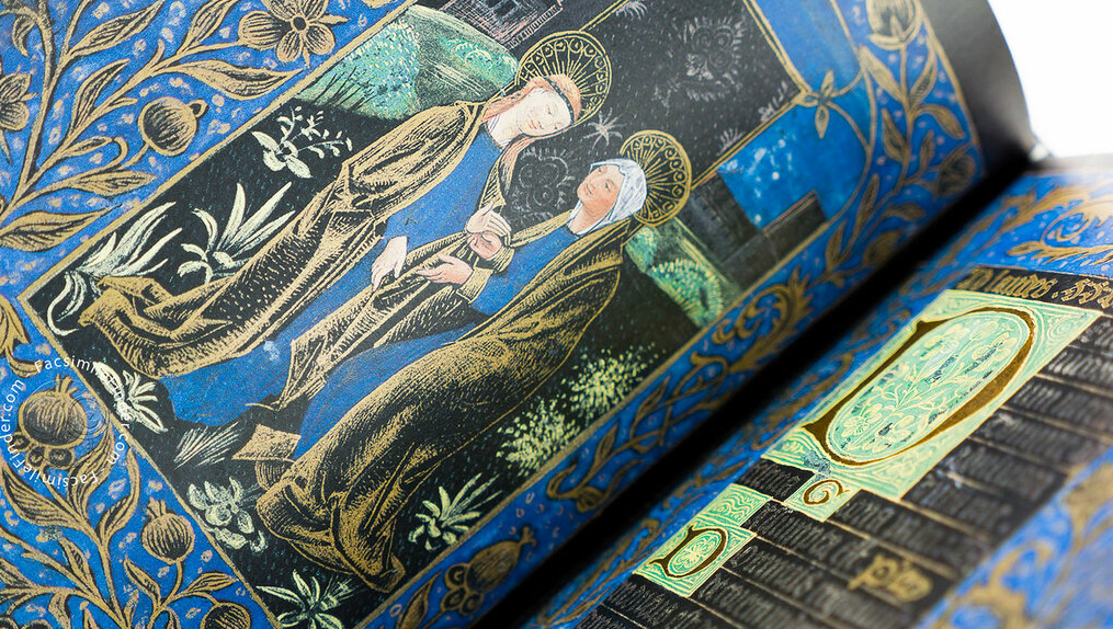 Чёрный часослов из библиотеки Моргана