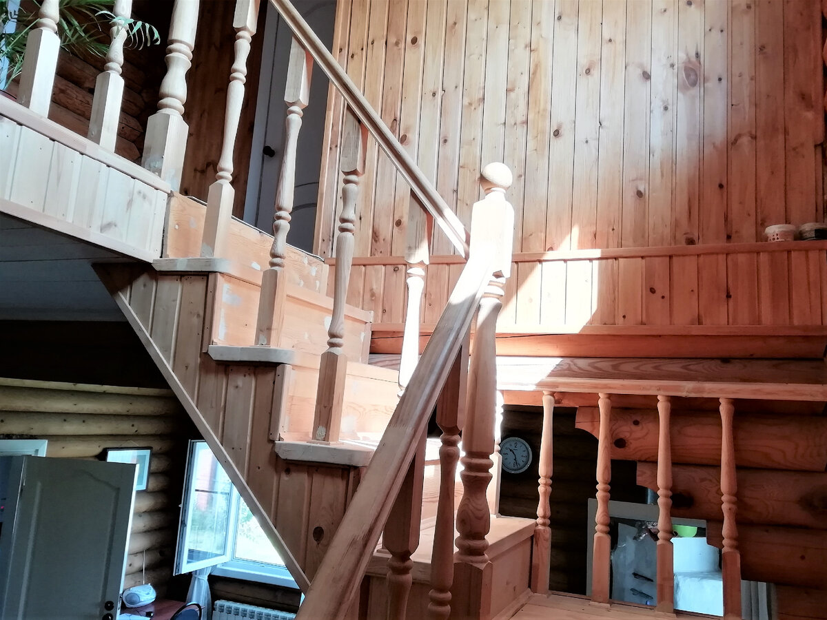 Деревянная Лестница на Второй Этаж: Устройство | 100 Фото