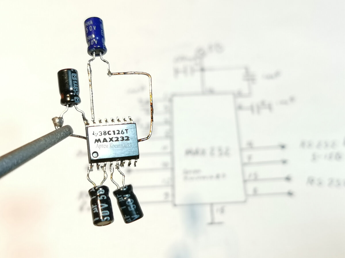 Микросхема max232,для чего она нужна com порту,как ее подключить и ...