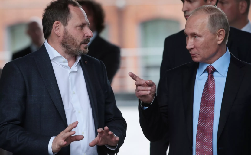 Путин и Волож. Фото из откр. источников 