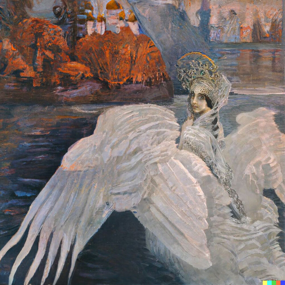 "Царевна-Лебедь". Михаил Врубель