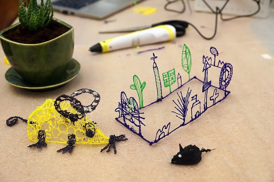 На чем надо рисовать 3d ручкой