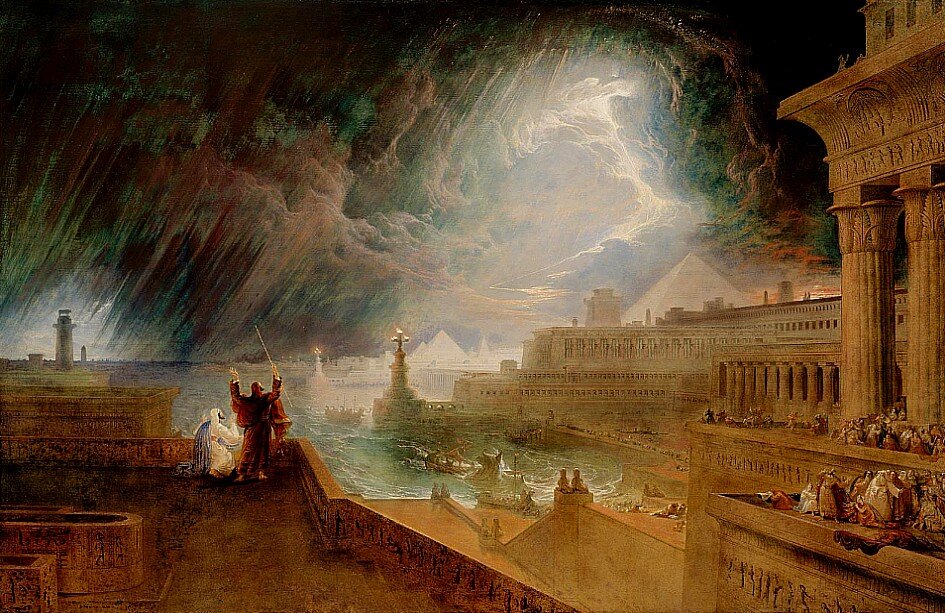 Картина Джона Мартина «Седьмая казнь», 1823 г.