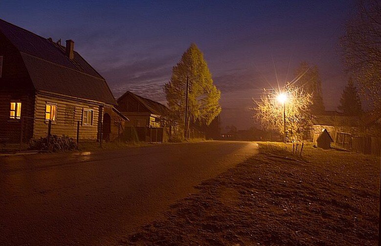 Ночь в деревне