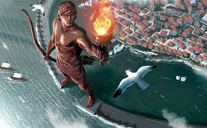 Родосский колосс. Источник изображения: http://puteshestvovat.com/koloss-rodosskij