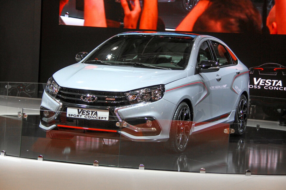 Lada Vesta Sport красная