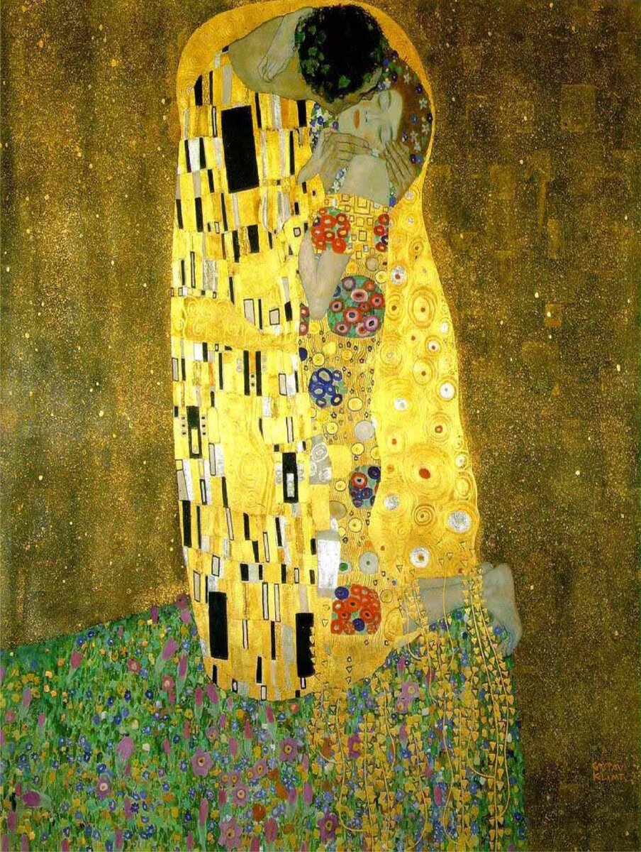  Густав Климт. «Поцелуй»