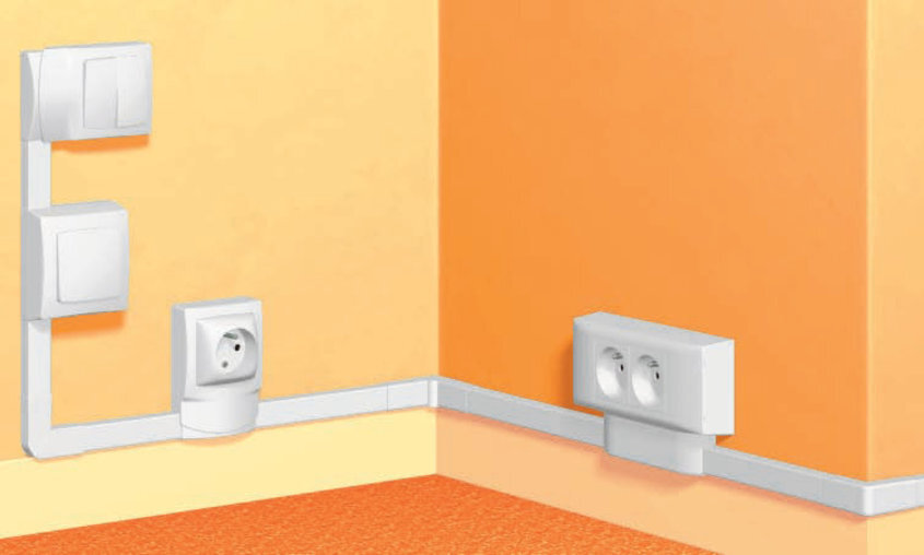 Согласитесь, что у открытой электропроводки есть свои преимущества.