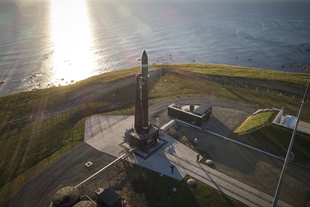 РН Electron на стартовой площадке в Новой Зеландии