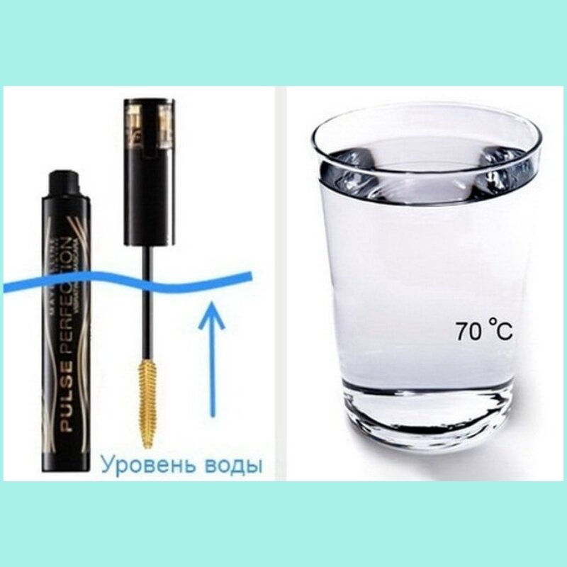 Вода должна быть горячей, но не кипяток