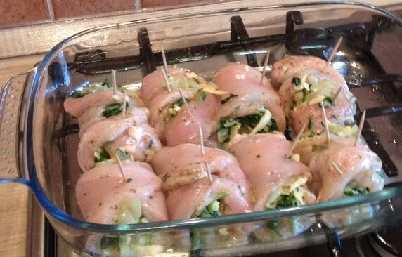 
Затем, в духовку, которую мы ранее разогрели до 180 градусов на 35 минут. 