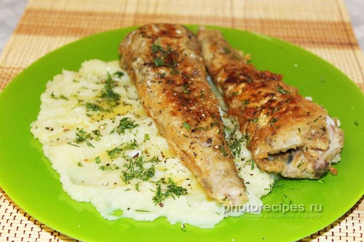  Фото жареного на сковороде минтая от Авто-повара