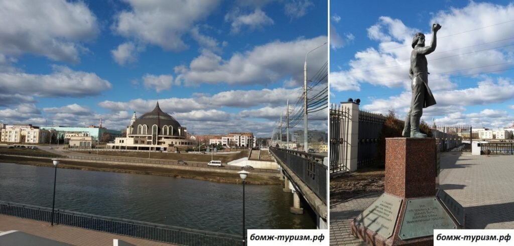 Следующая точка – Кремль? Опять нет. По пути проезжаешь Музей оружия – я его посещал ранее и всем советую. Очень технологичный музей и экспозиция богатая. Так что просто остановился сфотографировать здание и памятник Левше.