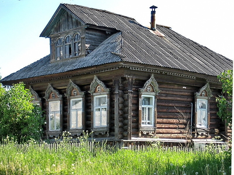 Старый дом название. Пятистенок Вологодская Губерния. Деревня Петраково Ярославская область.