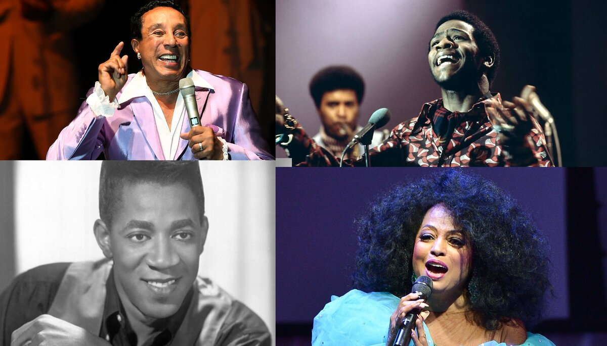 Smokey Robinson, Al Green, Diana Ross, James Carr