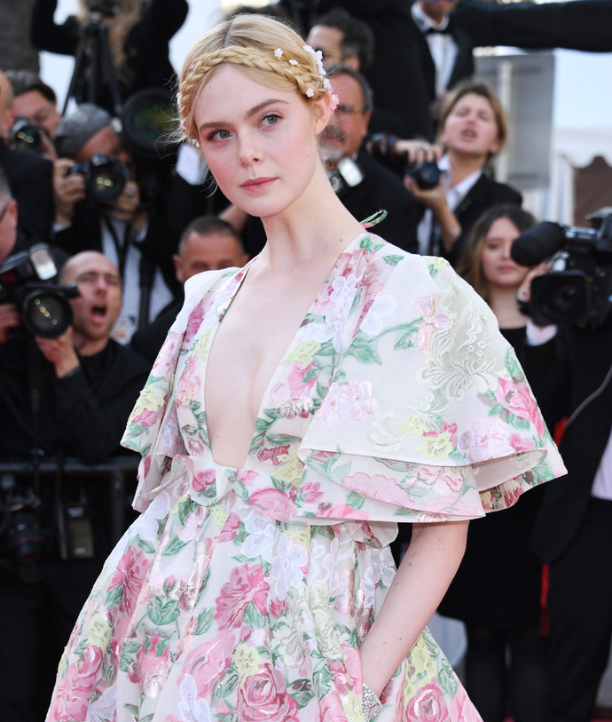 Эль Фаннинг в браслете Chopard Haute Joaillerie