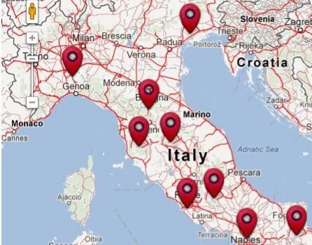 Крупные аутлеты Италии