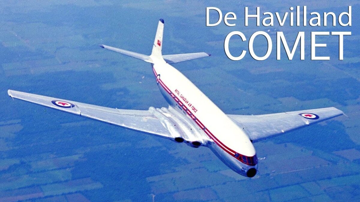 De Havilland Comet - первый серийный реактивный авиалайнер.