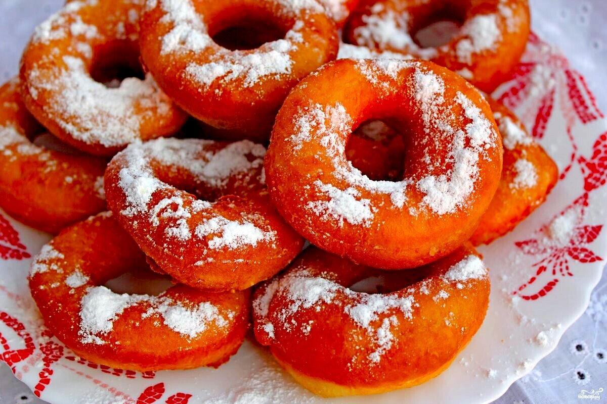 Пончики из дрожжевого теста