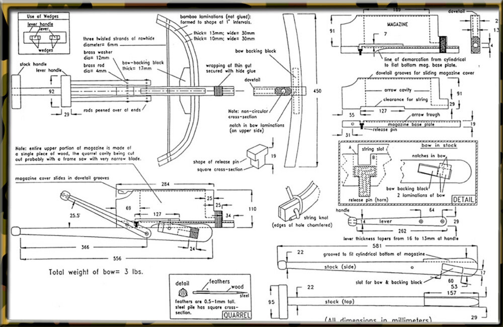Схема арбалета своими руками