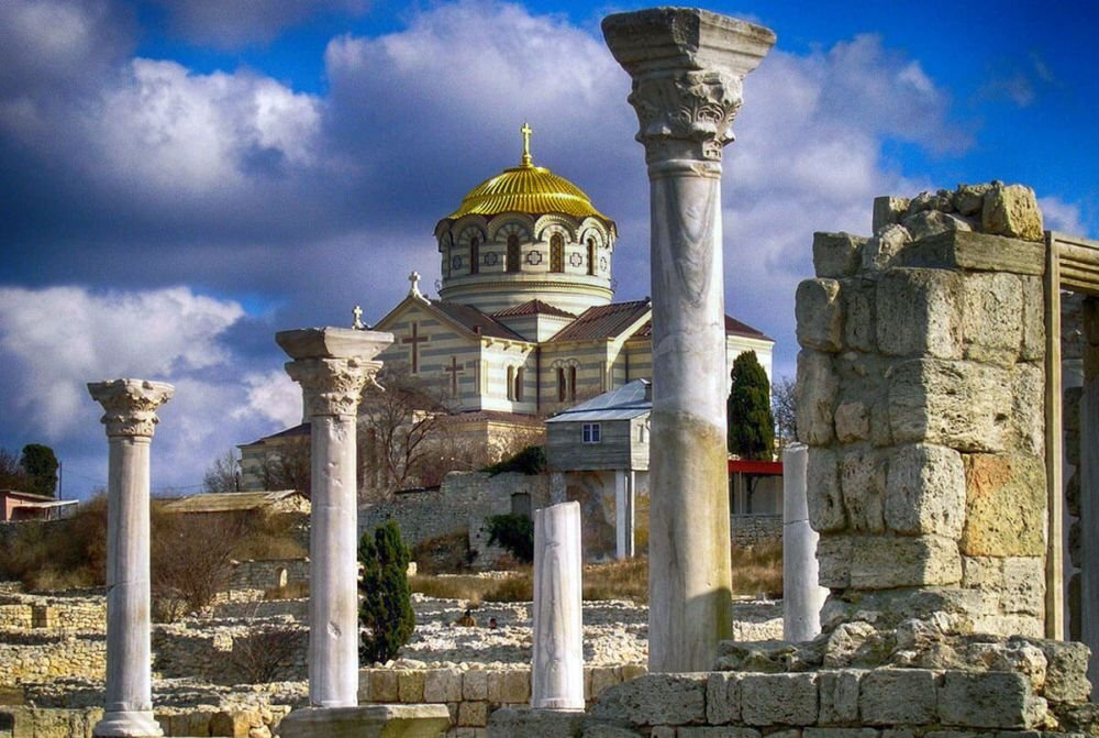 Руины Херсонеса Таврического. Фото: infokrym.com.
