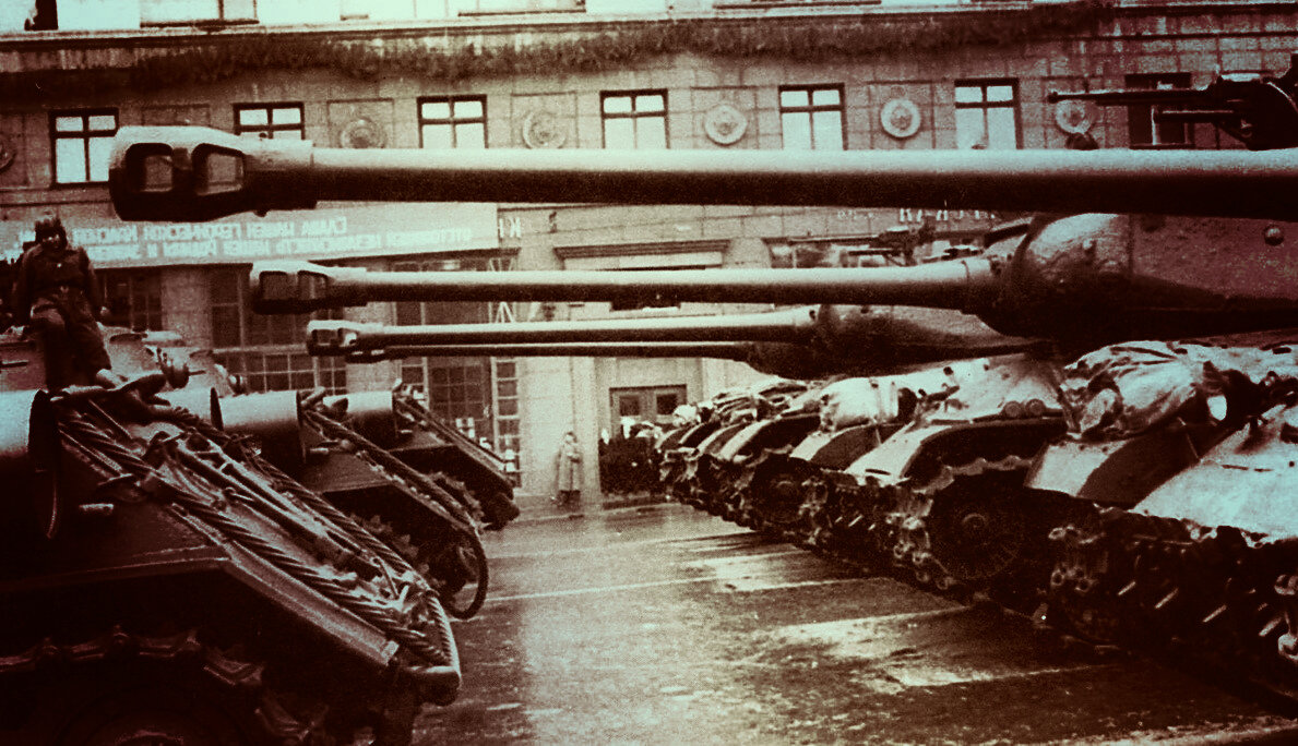 ИС-2, Парад Победы 1945, Танки СССР, Советский Союз, СССР, Загадки СССР, Сталин