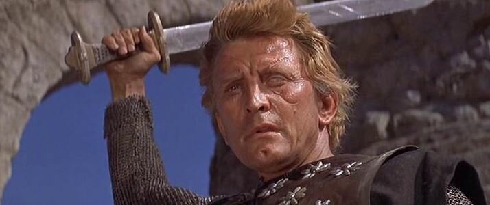 Кирк Дуглас в фильме "Викинги" (1958)