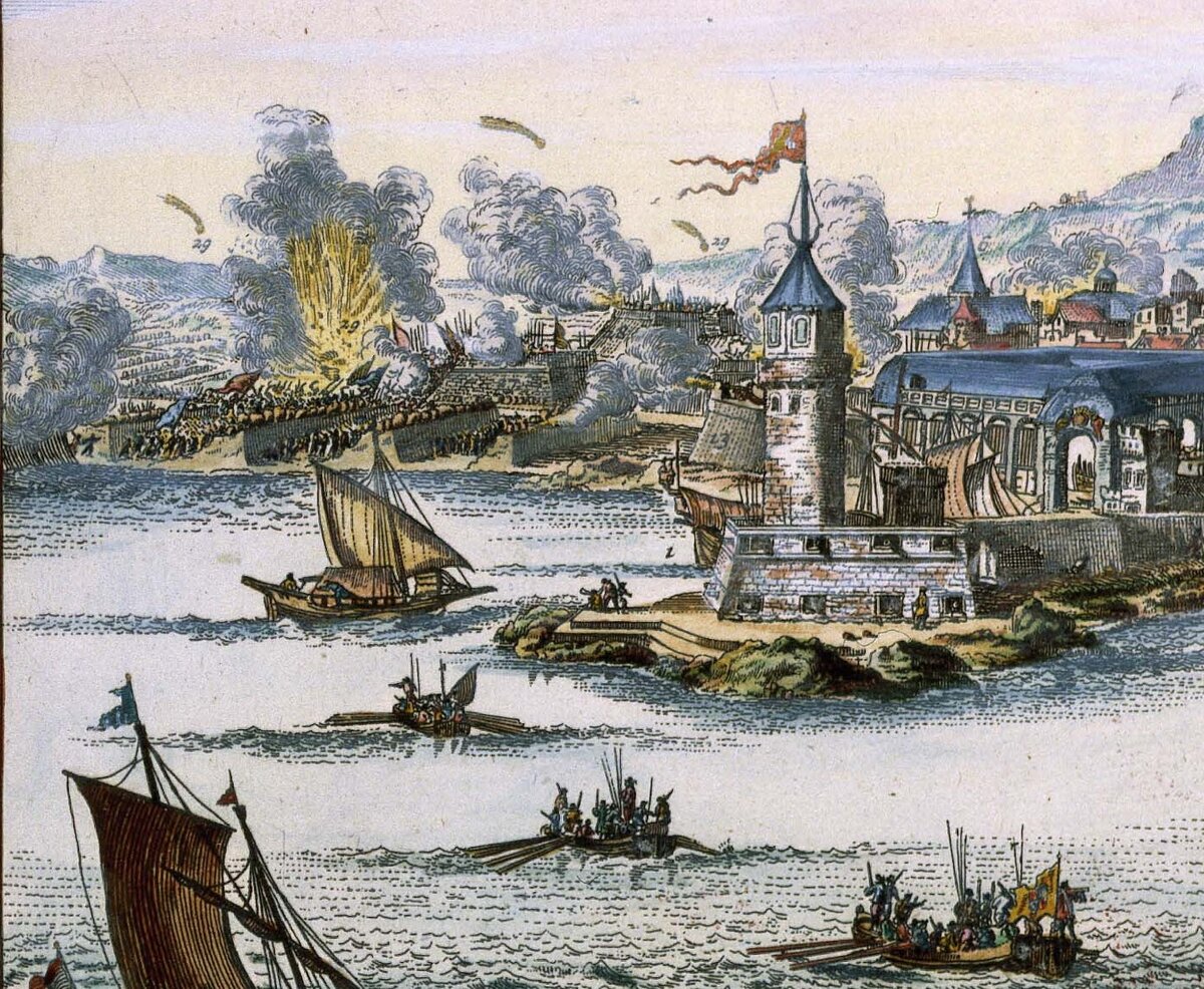 Осада Кандии. Художник: Jan Janssonius