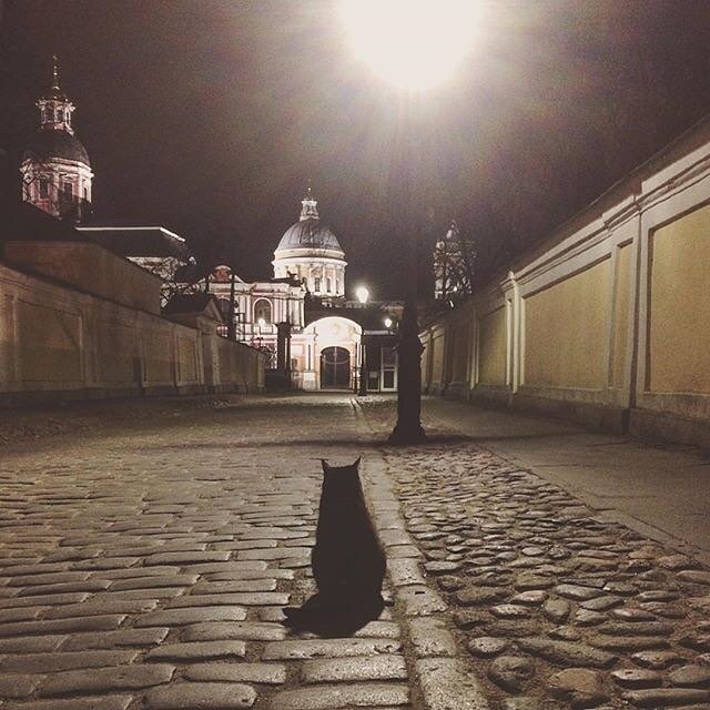 Город заснул