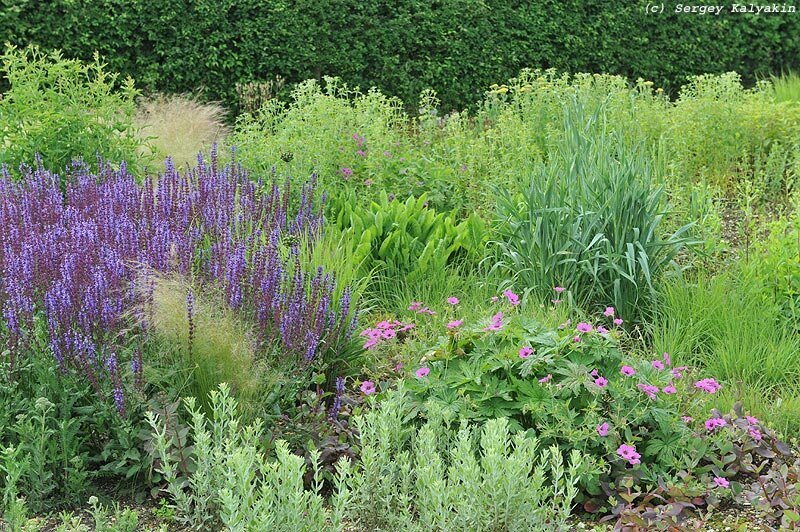 Сад при галерее современного искусства Hauser&Wirth в Сомерсете