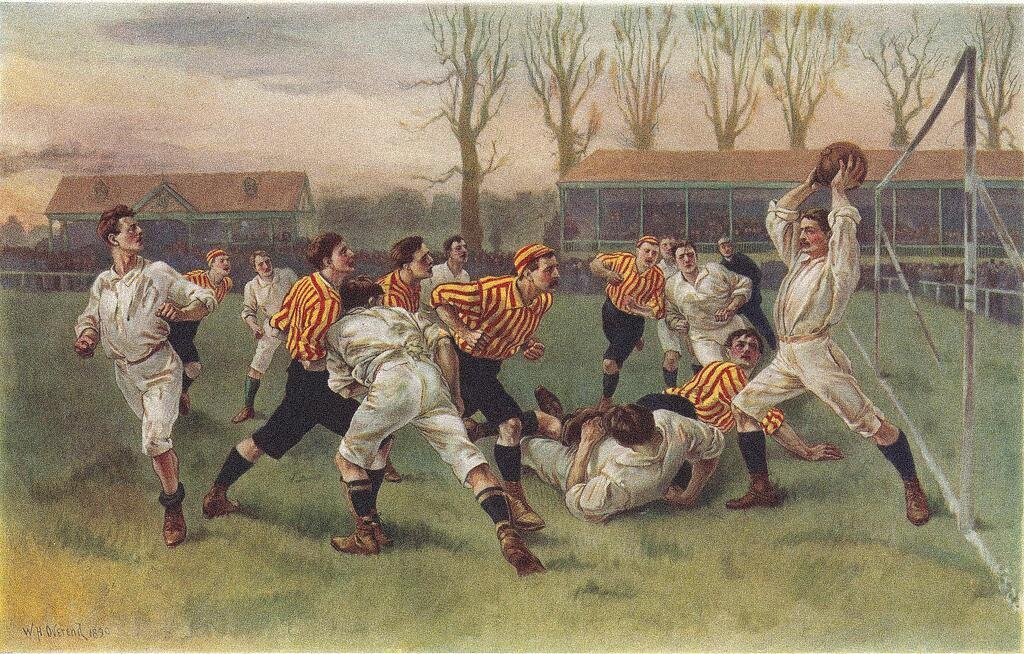 Раньше в футболе можно было играть руками и специально толкать соперников.